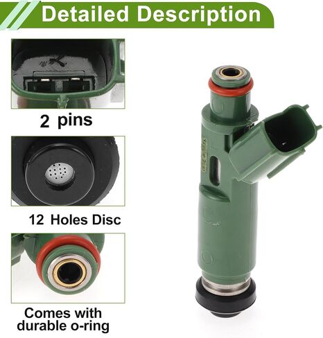 No.23209-0D040 Fuel Injector for Toyota Corolla CE, LE, S 1.8 2001-2004 Flow Match Engine Fuel Nozzle 1 Pcs in Saudi Arabia