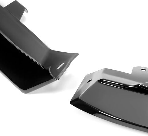 KUAFU Front Bumper Lip Splitter Compatible with 2018-2022 Honda Accord 4Dr Sedan Air Dam Under Chin Spoiler Bumper Protector Painted Black & White Plastic 3Pcs in Saudi Arabia