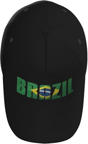 Brazil Flag Snapback Cap Brazil Baseball Hats Brazil Sun Hat Adjustable Flag Cap Brazil Hats for Women Men in Kuwait