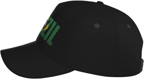 Brazil Flag Snapback Cap Brazil Baseball Hats Brazil Sun Hat Adjustable Flag Cap Brazil Hats for Women Men in Kuwait