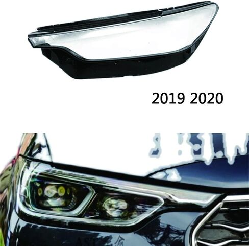 Compatible For Ford Taurus 2019 2020 Transparent Lampshade Front Headlight Shell Headlamp Cover Lens Replacement Headlight Cover(Left) in Saudi Arabia