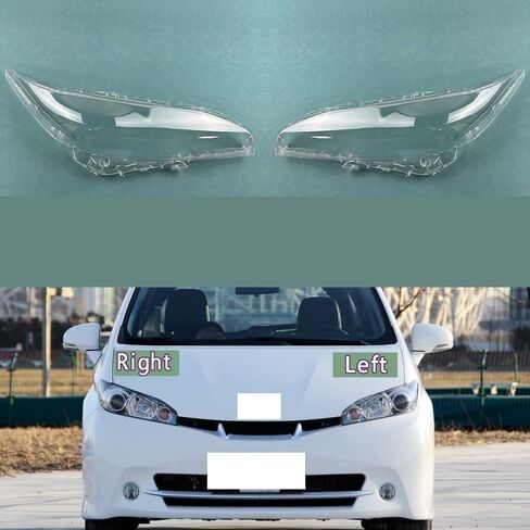 Compatible With Wish 2009-2015 Headlight Lens Cover - Transparent Plexiglass Shell Optimal Visibility(Right) in Saudi Arabia
