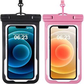 MR.LUYU 2024 Waterproof Phone Pouch, Cruise Ship Essentials Must Haves Dry Bag for Vacation Beach Travel Kayak Accessories Waterproof Phone Case for iPhone 15 14 13 12 Plus Pro Max Galaxy 2 Pack