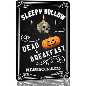 Trick or Treat Smell My Feet Please Take Only One or Two Treats Metal Tin Sign Retro Halloween Party Home Wall Decor for Porch Front Door Candy Station Signs 8x12 Inch