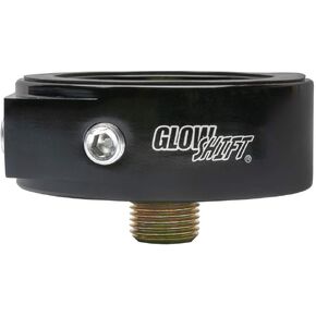 GlowShift Oil Filter Sandwich Plate Thread Adapter - 22mm x 1.5 Thread - Install up to (4) 1/8-27 NPT Oil Pressure & Temperature Sensors - Includes O-Ring & Port Plugs