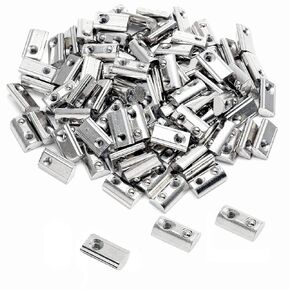 POGOX Roll Spring Half Round T Nut,110pcs Nuts for 2020 2040 2060 20x20 Series Aluminum Extrusions 6mm Slot Aluminum Profile Accessories (M5(110PCS))