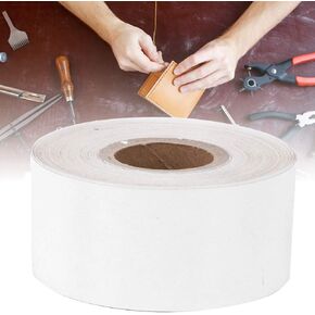 Zerodis Hot Stamping Foil Paper, 3cm Width 120 Meter/Roll Hot Foil Stamping Paper Roll PU Heat Transfer Anodized Gilded Paper for Hot Foil Stamping Machine(White)