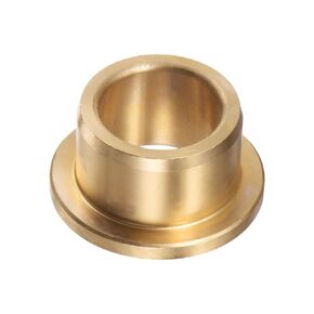 HARFINGTON Flange Bearing Sleeve 16mm Bore 22mm OD 15mm Length 3mm Flange Thickness Bronze Bushing Self-Lubricating Bushings Sleeve for Industrial Equipment