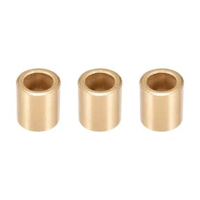 uxcell Bearing Sleeve 16mm Bore x 22mm OD x 18mm Length Self-Lubricating Sintered Bronze Bushings 3pcs