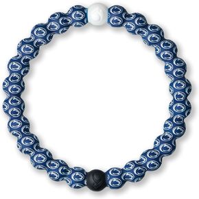 Lokai Collegiate Silicone Beaded Bracelet for Women & Men, College Collection - Silicone Jewelry Fashion Bracelet Slides-On for Comfortable Fit