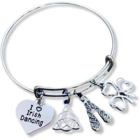 Infinity Collection Irish Dance Bracelet- Irish Dance Jewelry - Irish Dance Gifts for Girls, Irish Dancing Jewelry, Dance Recitals, Irish Step Dancers