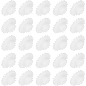 MECCANIXITY 30Pcs Plastic Gears 24 Teeth Plastic Double Gears Model 24122BA Reduction Gear for RC Car Model DIY Robot,White Module 0.5