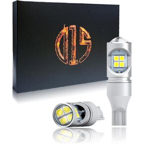 D15 Lighting 912 921 T15 W16W Canbus 6000k White High Power 12-SMD 3030 LED Bulbs for Backup Reverse Light (Pack of 2 bulbs)