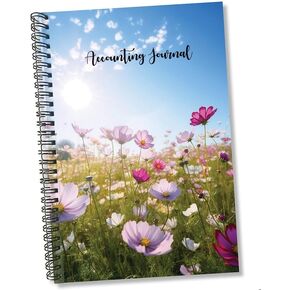 Spending Account Tracker Notebook, Expense Ledger Book for Small Business Bookkeeping, Money Tracker Notebook, Company Supplies for Finances (50 Pages)
