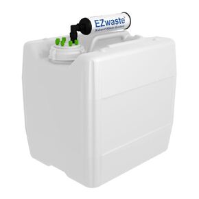 نظام نفايات المذيبات EZwaste HPLC، سعة 13.5 لتر (3.5 جالون) حاوية يمكن التخلص منها بتصنيف UN/DOT، غطاء VersaCap 70 مم مع أربعة منافذ (4X) لقطر قطري 1/8 بوصة. الأنابيب؛ ثلاثة منافذ (3X) لـ 1/4 بوصة O.D. الأنابيب in Kuwait