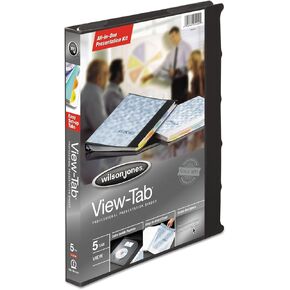 ويلسون جونز 55365 حافظة عرض دائرية للعرض مع علامات التبويب، غطاء 5/8 بوصة، أسود in Kuwait