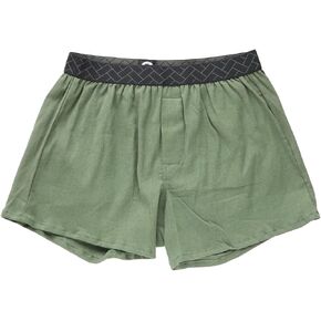 suzumen Men's Boxer Shorts Cotton 100% Underware Cotton Crepe Traditional Fabric Made in Japan