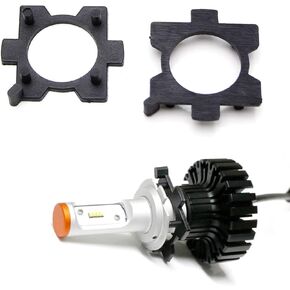 iJDMTOY Replace/Upgrade Light Bulb Retainer Adapter Holders, Compatible with Mazda 3 5 6 MX-5 CX-5 CX-7 RX-8 Halogen Lighting Upgrade