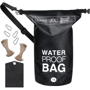 نظام تعليق حقيبة طعام الدب، حقيبة مقاومة للدب لحمل الطعام تتضمن حقيبة دب مقاومة للماء سعة 15 لتر، وحبال نايلون، وخطافات دائرية على شكل حرف D، وجورب روك، وتعليمات in Kuwait