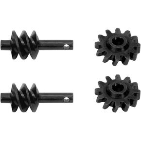 RCAWD #45 Steel Worm Gears 12T Brass Gears Set for Higher Speed for Axial SCX24 Wrangler Bronco Gladiator C10 Deadbolt Upgrade Parts