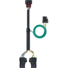 CURT 56429 Vehicle-Side Custom 4-Pin Trailer Wiring Harness, Fits Select Chevrolet Equinox, GMC Terrain , Black