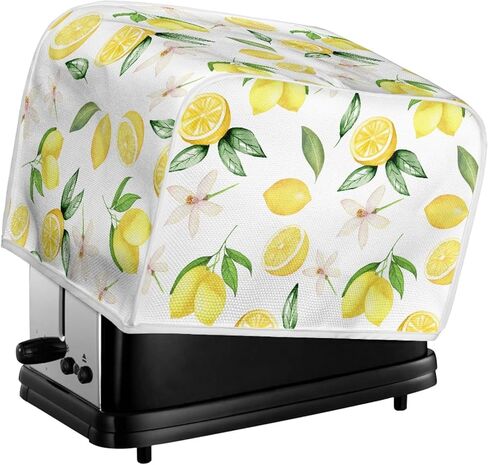 Cow Flower Printed Toaster Cover 2 Slice Home Appliance Decoration, Floral Small Oven Bread Maker Dust Cover Universal Fit for Most Standard Toaster, Quilted Bakeware Protector in Saudi Arabia