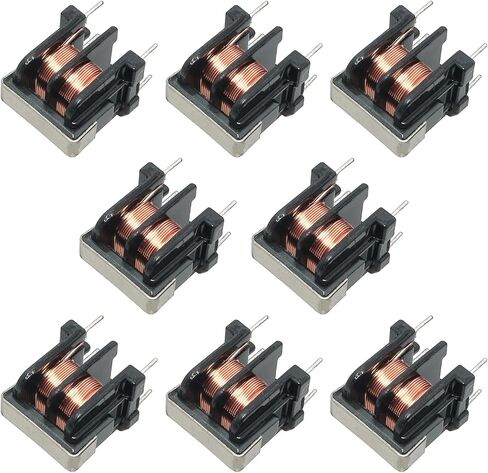 Toroid Magnetic Inductor FMHXG 8PCS E Shape Toroid Magnetic Inductor Monolayer Wire Wind Wound 10mH Inductance Coil in Saudi Arabia