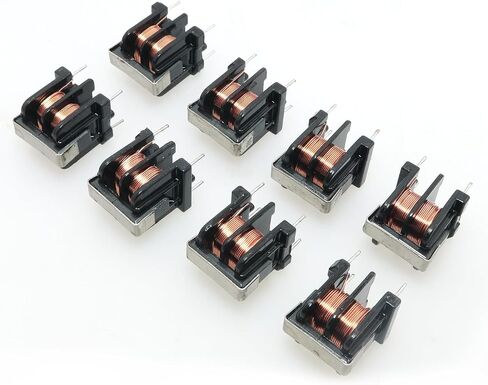Toroid Magnetic Inductor FMHXG 8PCS E Shape Toroid Magnetic Inductor Monolayer Wire Wind Wound 10mH Inductance Coil in Saudi Arabia