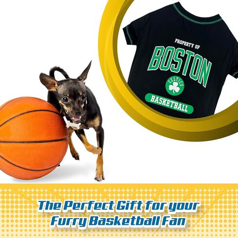 Pets First NBA PET TEE Shirt - Boston Celtics Basketball Team Dog Shirt, Size: X-Large. Soft, Breathable, Stretchable & Washable Pet T-Shirt XL. in Saudi Arabia