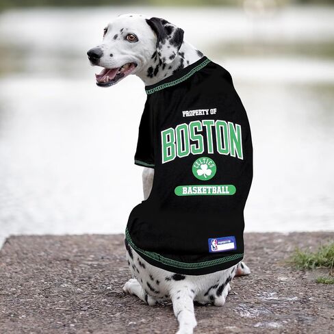 Pets First NBA PET TEE Shirt - Boston Celtics Basketball Team Dog Shirt, Size: X-Large. Soft, Breathable, Stretchable & Washable Pet T-Shirt XL. in Saudi Arabia