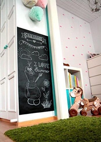 Con-Tact Brand Creative Covering Chalkboard Self-Adhesive Shelf Liner, 18'' x 6', Black in Kuwait