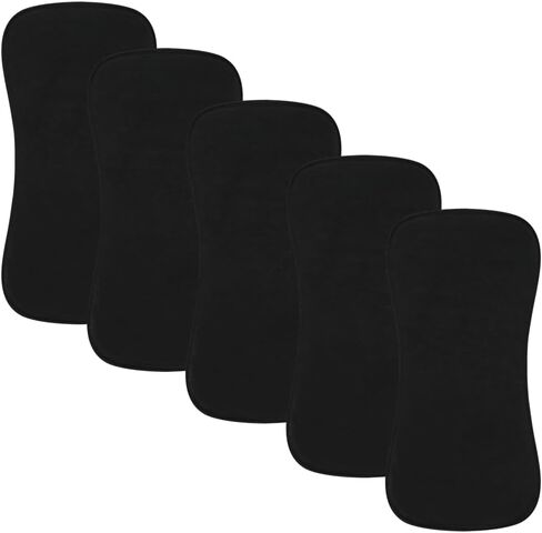 5 Pack Waterproof Baby Burp Cloths Extra Absorbent and Soft in Kuwait