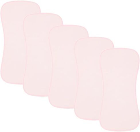 5 Pack Waterproof Baby Burp Cloths Extra Absorbent and Soft in Kuwait