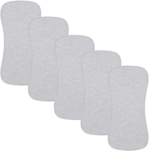 5 Pack Waterproof Baby Burp Cloths Extra Absorbent and Soft in Kuwait