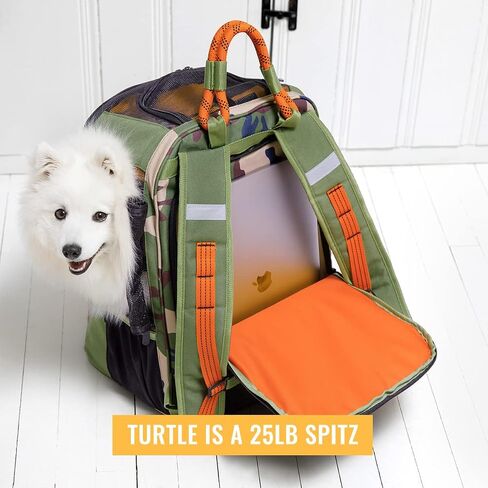 ROVERLUND Airline-Compliant Pet Backpack | Includes Laptop Storage | for Pets up to 25lbs in Saudi Arabia