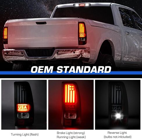 LED Tail Light Fit for Chevy Silverado 1500 2500 HD 1999-2002, Fit for GMC Sierra 1500 2500 HD Fleetside Bedtype 1999-2003, Rear Brake Lamp Taillight Assembly, Smoke Lens in Saudi Arabia