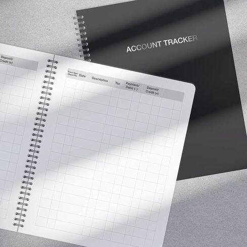 دفتر تعقب الحساب، دفاتر دفتر حسابات النفقات المكونة من قطعتين، مجلة الدخل والمصروفات للشركات الصغيرة، مسك الدفاتر، 100 صفحة، 8.5 × 11 بوصة in Kuwait