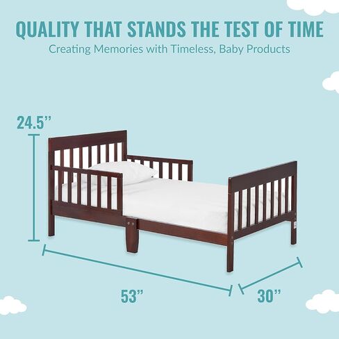 Finn Toddler Bed in Vintage White Oak, Greenguard Gold and JPMA Certified, Non-Toxic Finish, Made of Sustainable New Zealand Pinewood, Wooden Nursery Furniture in Saudi Arabia
