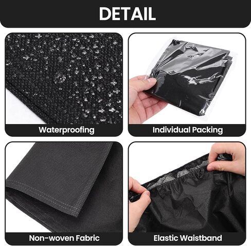 Joengkors 80 قطعة شورت بوكسر سبا للرجال للاستعمال مرة واحدة، ملابس داخلية سوداء غير منسوجة للرجال للاستعمال مرة واحدة، معبأة بشكل فردي للاستخدام مرة واحدة، سراويل ملاكمة ساونا للسفر والتدليك in Kuwait