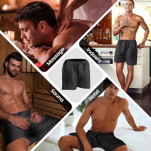 Joengkors 80 قطعة شورت بوكسر سبا للرجال للاستعمال مرة واحدة، ملابس داخلية سوداء غير منسوجة للرجال للاستعمال مرة واحدة، معبأة بشكل فردي للاستخدام مرة واحدة، سراويل ملاكمة ساونا للسفر والتدليك in Kuwait