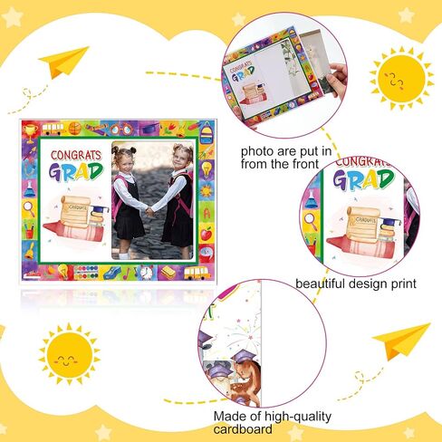 Kathfly 36 قطعة من إطارات صور التخرج لرياض الأطفال 2024 Prek Prek Preschool Grad إطار صور مقاس 3.3 × 4.9 بوصة هدايا تخرج تهنئة للأطفال في الفصول الدراسية (مرحلة ما قبل المدرسة) in Saudi Arabia