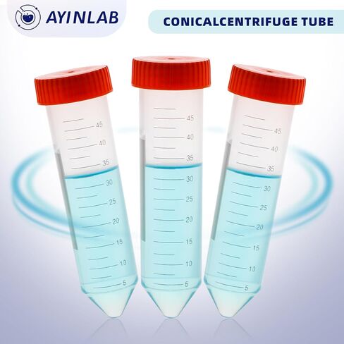 Microcentrifuge Tubes 1.5ml, AyinLab Polypropylene Plastic Tubes 500pcs, Lab Centrifuge Test Tubes with Leak-Proof Snap Caps and Clear Graduated Scale, Non-pyrogenic and DNase/RNase Free in Kuwait