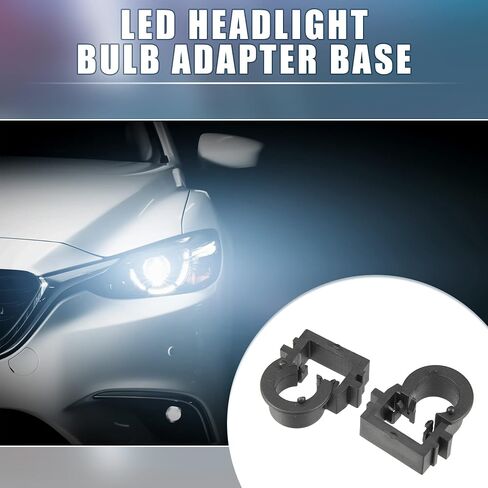 A ABSOPRO H1 LED Headlight Bulb Holder Adapter Socket Base Holders Clip for Ford Focus Fiesta Mondeo (Pack of 2) in Saudi Arabia