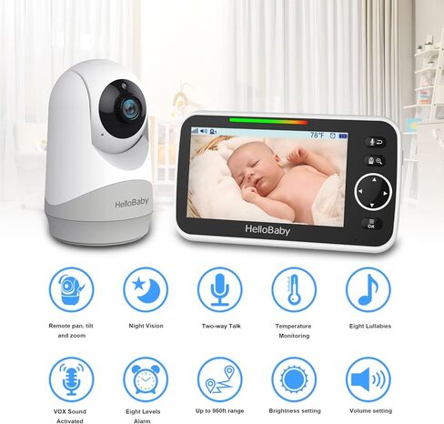 كاميرا HelloBaby الإضافية، كاميرا إضافية لوحدة الأطفال فقط لـ HB6250، غير متوافقة مع الطراز الآخر in Kuwait