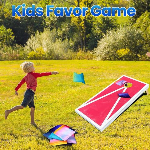Shappy 24 Pcs Bean Bags for Tossing Bean Bags for Cornhole Game 6 x 6 Corn Hole Bean Bags Tossing Game Bean Bags for Family Party Throwing Game(4 Dark Colors, Classic) in Saudi Arabia