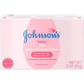Johnson's Baby Soap Bar Gentle for Baby Bath and Skin Care, Hypoallergenic, 3 Ounce in Kuwait