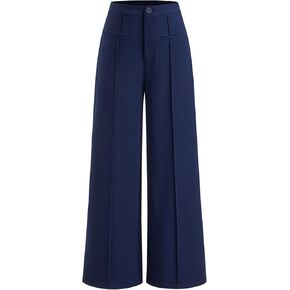 بنطال CIDER نسائي واسع الساق بخصر متوسط ​​كاجوال أنيق in Kuwait