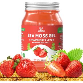 Sea Moss Gel - Natural Sea Moss Supplement Highest Absorption Rate for Digestive & Immune Support 15OZ Beetroot Flavor in Kuwait