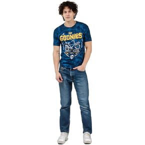 Bioworld Goonies Bike Club Men's Navy Tie Dye Crew Neck Short Sleeve T-Shirt in Saudi Arabia