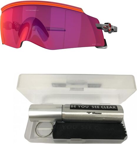Oakley OO9455 Sunglasses Bundle: OO 9455 KATO 945504 Polished Black and Eyewear Cleaning Kit in Saudi Arabia